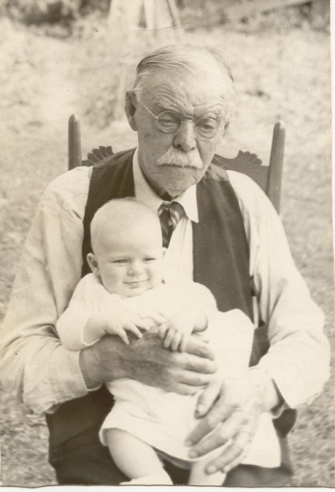 Charles Karr and baby