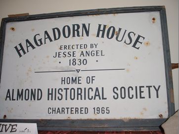 #10b Vintage Hagadorn House sign ca. 1965